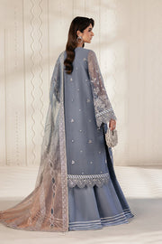 Zarif Bayaan Embroidered Luxury Chiffon Unstitched 3Pc Suit - NILMAH