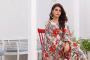 Feathers Premium Printed Lawn Unstitched 3Pc Suit NIRMAL-FT135