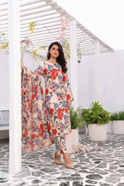 Feathers Premium Printed Lawn Unstitched 3Pc Suit NIRMAL-FT135