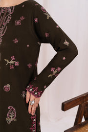 Feathers Fully Embroidered Dhanak Unstitched 3Pc Suit NIVORA-FT555