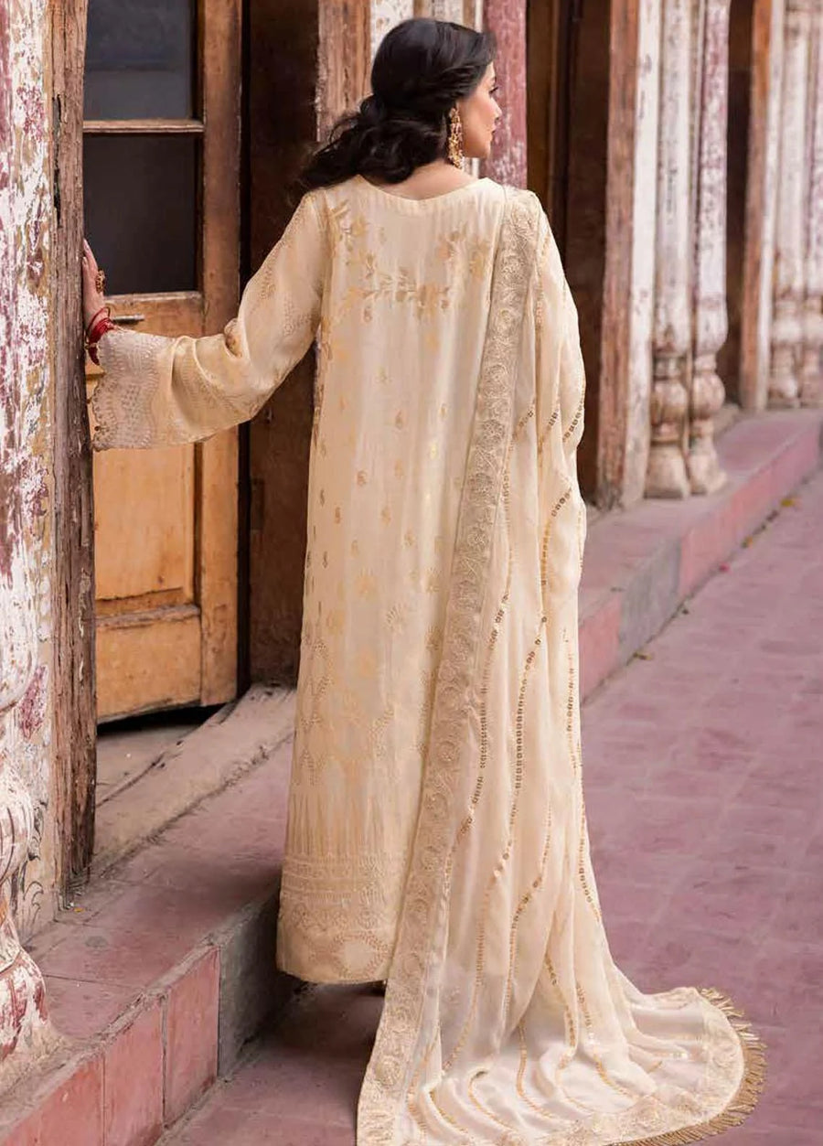 Nureh Maya Embroidered Lawn Jacquard Unstitched 3Pc Suit NJ-92