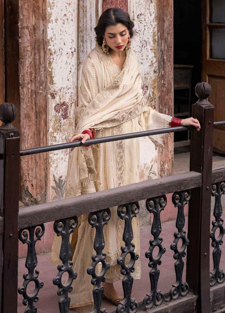 Nureh Maya Embroidered Lawn Jacquard Unstitched 3Pc Suit NJ-92