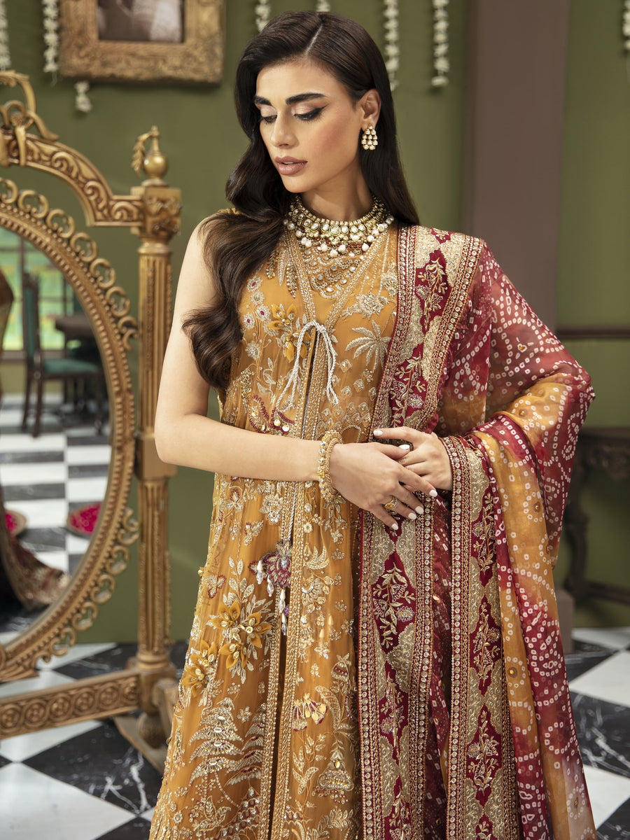 Nureh Jhoomro Unstitched Luxury Formals 3Pc Suit NL-52 Zawiya