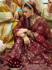 Nureh Jhoomro Unstitched Luxury Formals 3Pc Suit NL-53 Mahro