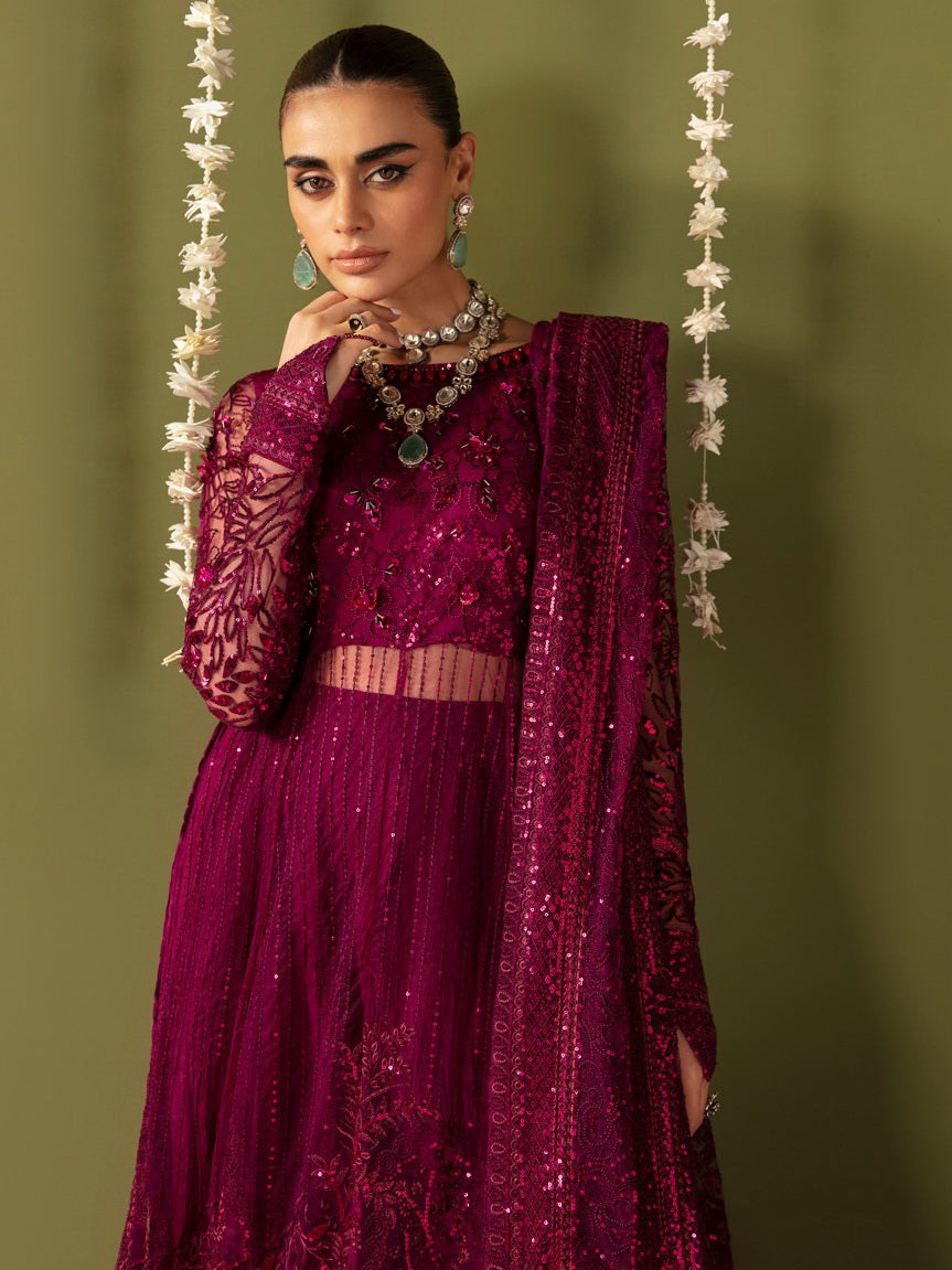 Nureh Jhoomro Unstitched Luxury Formals 3Pc Suit NL-56 Anari