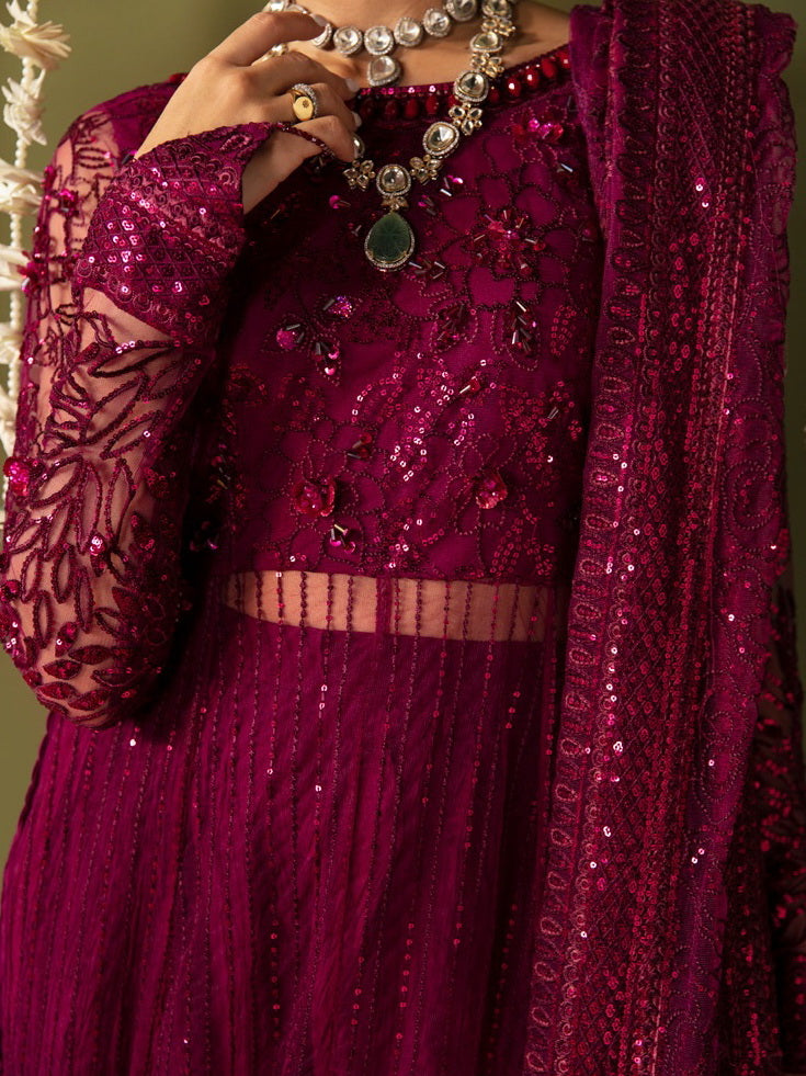 Nureh Jhoomro Unstitched Luxury Formals 3Pc Suit NL-56 Anari