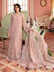 Nureh The Secret Garden Embroidered Chiffon Unstitched 3Pc Suit NL-58 Caroline