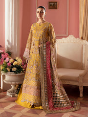 Nureh The Secret Garden Embroidered Organza Unstitched 3Pc Suit NL-60 Florence