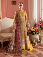 Nureh The Secret Garden Embroidered Organza Unstitched 3Pc Suit NL-60 Florence