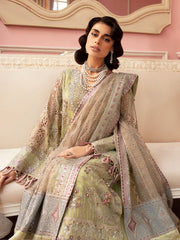Nureh The Secret Garden Embroidered Chiffon Unstitched 3Pc Suit NL-61 Mary