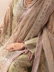 Nureh The Secret Garden Embroidered Chiffon Unstitched 3Pc Suit NL-61 Mary