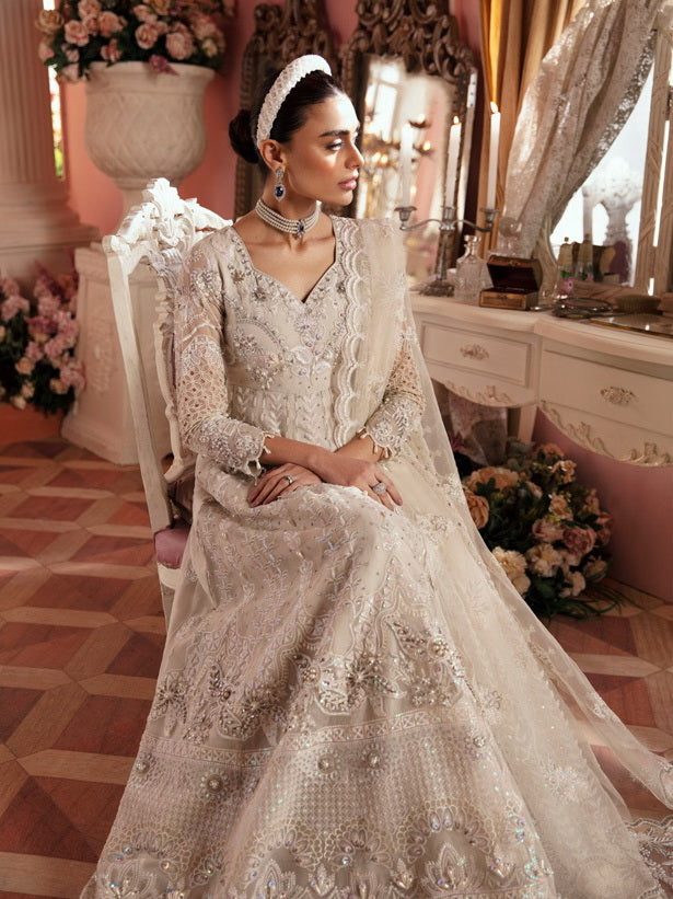 Nureh The Secret Garden Embroidered Organza Unstitched 3Pc Suit NL-62 Selina
