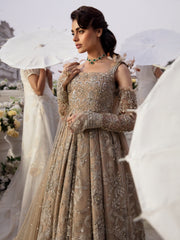 Nureh The Secret Garden Embroidered Net Unstitched 3Pc Suit NL-65 Clara