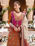 Nureh Jhoomro Embroidered Chiffon Unstitched 3Pc Suit NL-66 BANO