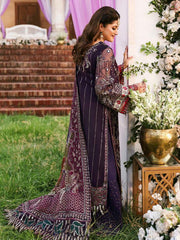 Nureh Jhoomro Embroidered Organza Unstitched 3Pc Suit NL-70 JAHAN