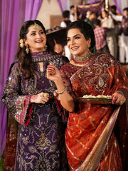 Nureh Jhoomro Embroidered Organza Unstitched 3Pc Suit NL-70 JAHAN