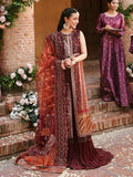 Nureh Jhoomro Embroidered Organza Unstitched 3Pc Suit NL-71 GEHNA