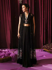 Nureh Jhoomro Embroidered Organza Unstitched 3Pc Suit NL-73 MAYA