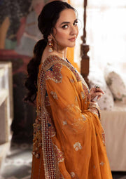 Nureh Alfaaz Festive Embroidered Chiffon Unstitched 3Pc Suit NL-77