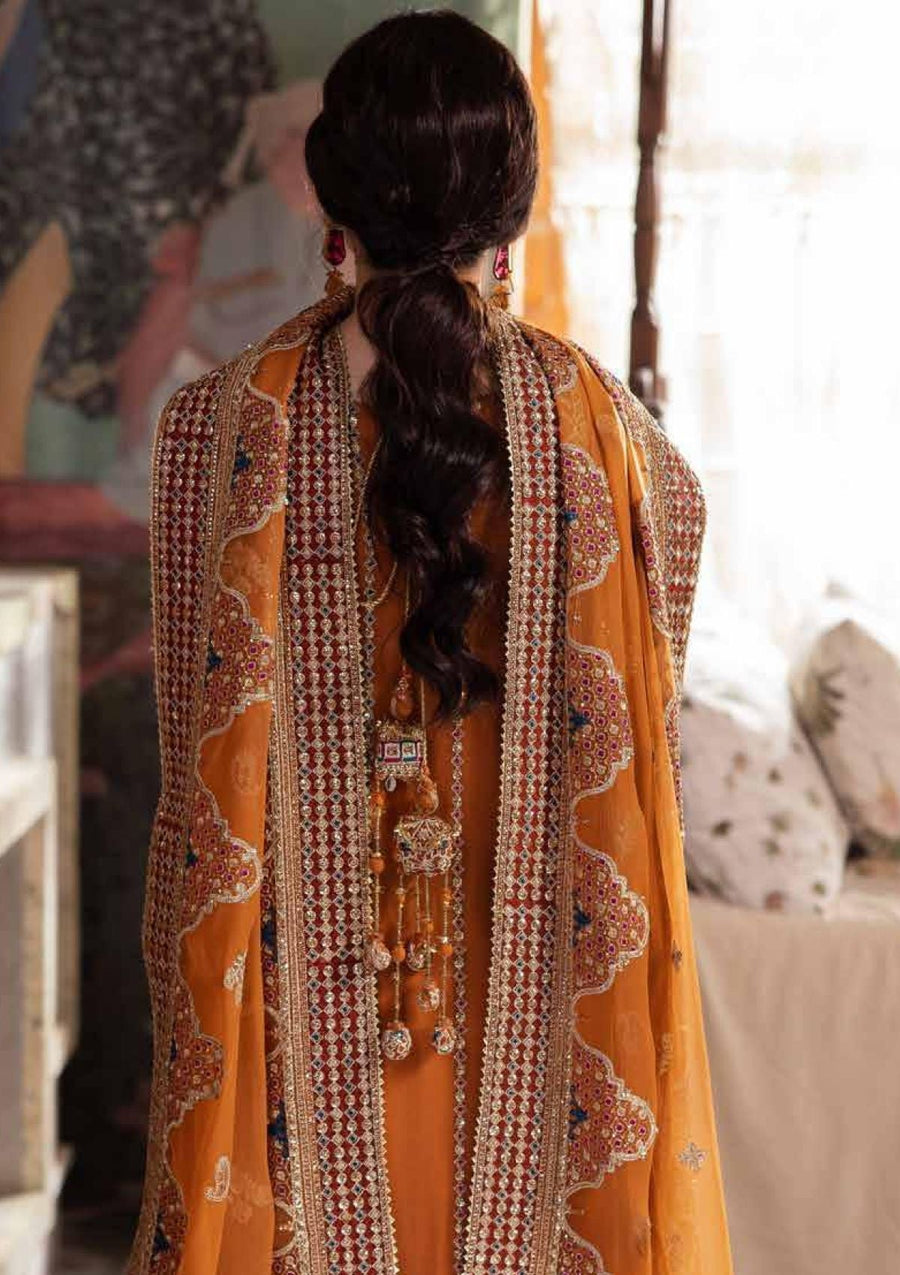 Nureh Alfaaz Festive Embroidered Chiffon Unstitched 3Pc Suit NL-77
