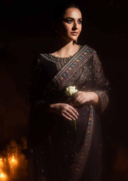 Nureh Alfaaz Festive Embroidered Net Unstitched 3Pc Suit NL-78