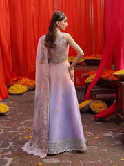 Nureh Jhoomro Hand Embellished Organza Unstitched 3Pc Suit NL-81