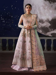 Nureh Jhoomro Hand Embellished Organza Unstitched 3Pc Suit NL-81