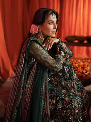 Nureh Jhoomro Hand Embellished Chiffon Unstitched 3Pc Suit NL-83