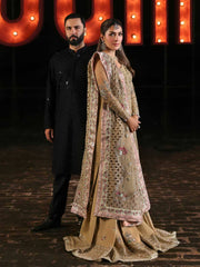 Nureh Jhoomro Hand Embellished Chiffon Unstitched 3Pc Suit NL-85