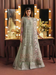 Nureh Jhoomro Hand Embellished Chiffon Unstitched 3Pc Suit NL-86
