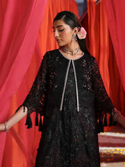 Nureh Jhoomro Hand Embellished Net Unstitched 3Pc Suit NL-87
