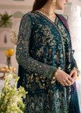 Nureh Jhoomro Embroidered Chiffon Unstitched 3Pc Suit NL-94