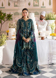 Nureh Jhoomro Embroidered Chiffon Unstitched 3Pc Suit NL-94