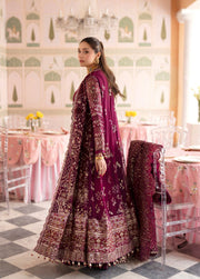 Nureh Jhoomro Embroidered Chiffon Unstitched 3Pc Suit NL-97