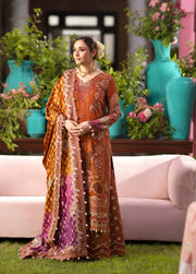 Nureh Jhoomro Embroidered Silk Unstitched 3Pc Suit NL-98