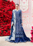 Nureh Jhoomro Embroidered Organza Unstitched 3Pc Suit NL-99