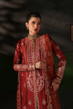 Emaan Adeel Verve Embroidered Raw Silk Unstitched 3Pc Suit - NOEMIE