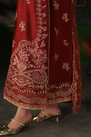 Emaan Adeel Verve Embroidered Raw Silk Unstitched 3Pc Suit - NOEMIE