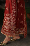 Emaan Adeel Verve Embroidered Raw Silk Unstitched 3Pc Suit - NOEMIE