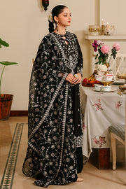 Cross Stitch Eid Lawn Unstitched Embroidered 3Pc Suit D-10 Noir Ornate