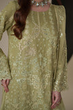 Emaan Adeel Nouvelle Embroidered Chiffon Unstitched 3Pc Suit - NOLA