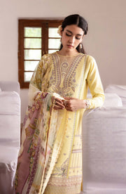 Dastaan by Seran Festive Unstitched Embroidered Lawn 3Pc Suit D-03 NOOR JEHAN