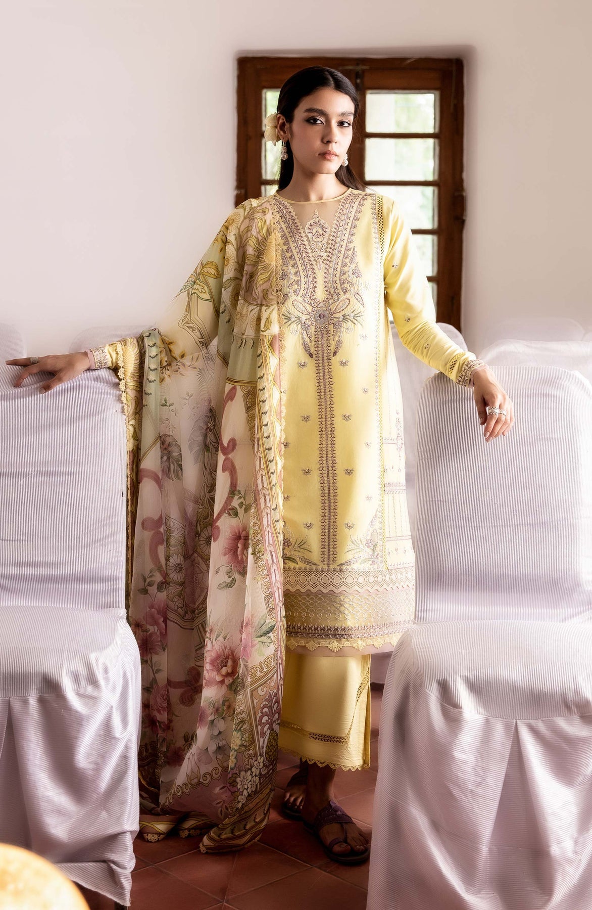 Dastaan by Seran Festive Unstitched Embroidered Lawn 3Pc Suit D-03 NOOR JEHAN