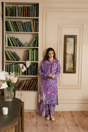 Feathers Dewdrop Unstitched Digital Printed Lawn 3Pc Suit NORQ-FT455