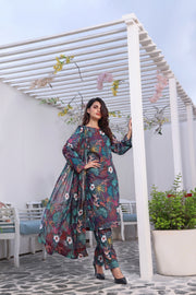 Feathers Premium Printed Lawn Unstitched 3Pc Suit NOVA-FT142