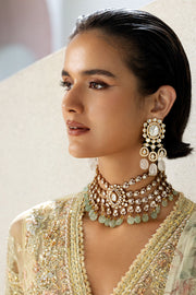 Sobia Nazir Nur Festive Embroidered Honey Net Unstitched 3Pc Suit NR26-01
