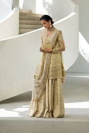 Sobia Nazir Nur Festive Embroidered Honey Net Unstitched 3Pc Suit NR26-01