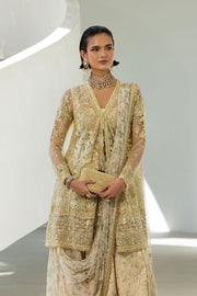 Sobia Nazir Nur Festive Embroidered Honey Net Unstitched 3Pc Suit NR26-01