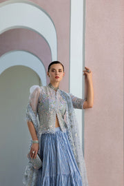 Sobia Nazir Nur Festive Embroidered Organza Unstitched 3Pc Suit NR26-02