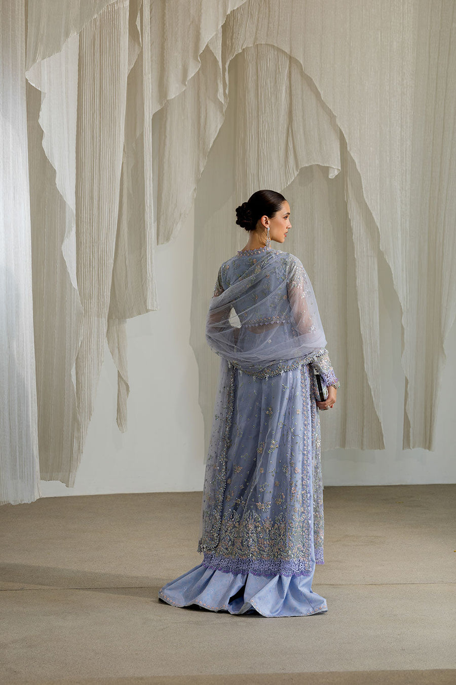 Sobia Nazir Nur Festive Embroidered Organza Unstitched 3Pc Suit NR26-02